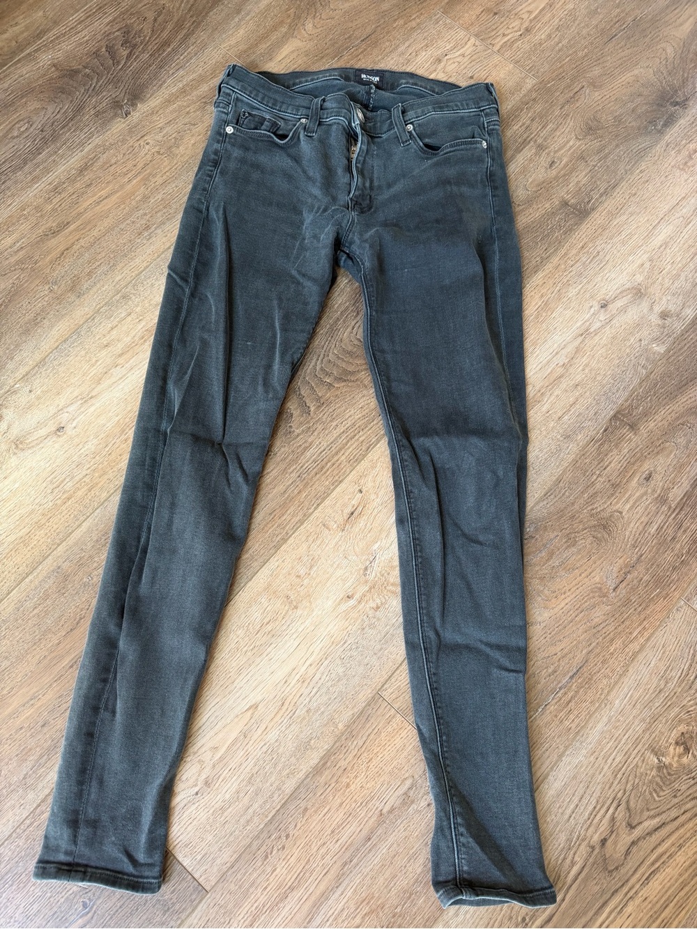 Hudson Jeans Gray-Black Skinny Jeans